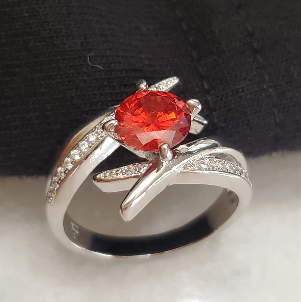Red & Silver Ring - Picture 6 of 6